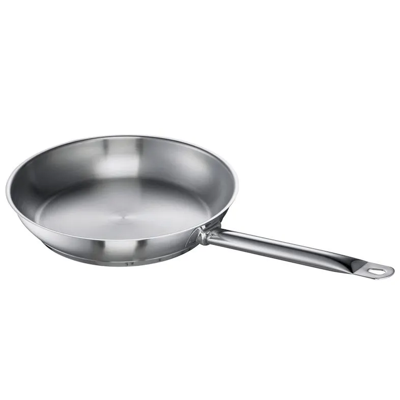 GastroSUS Bratpfanne Chef, Edelstahl, unbeschichtet, 36 cm, induktions-, backofen-, spülmaschinengeeignet