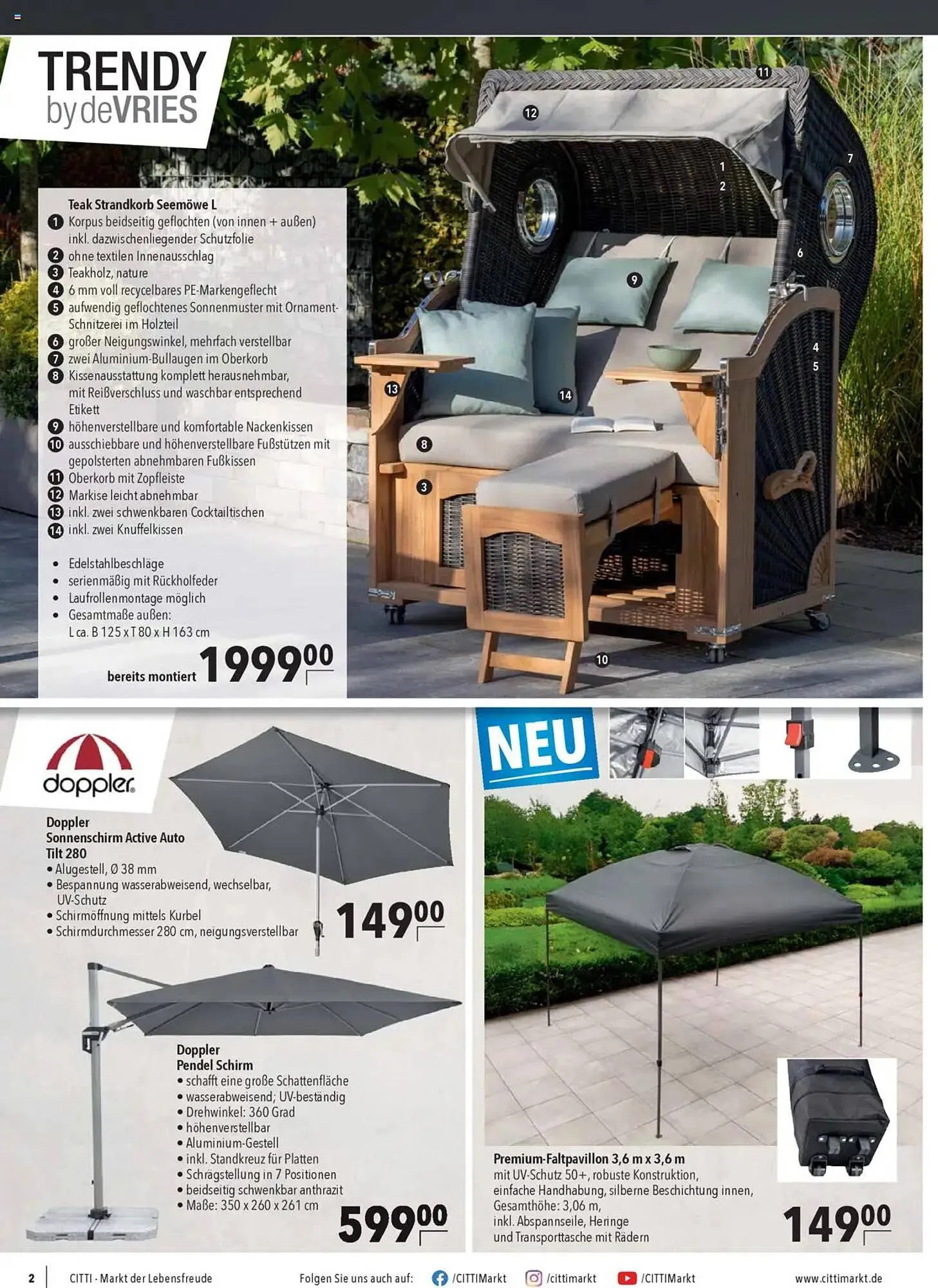 CITTI Markt Prospekt von 30. April bis 13. Mai 2025 - Prospekt seite 2