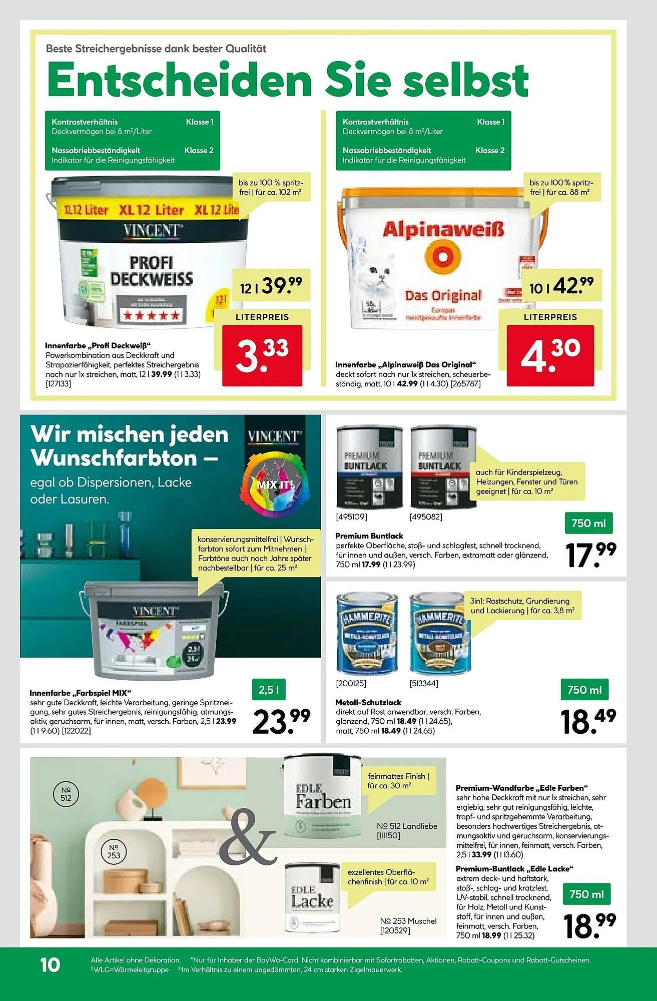 BayWa Prospekt von 17. November bis 23. November 2025 - Prospekt seite 10