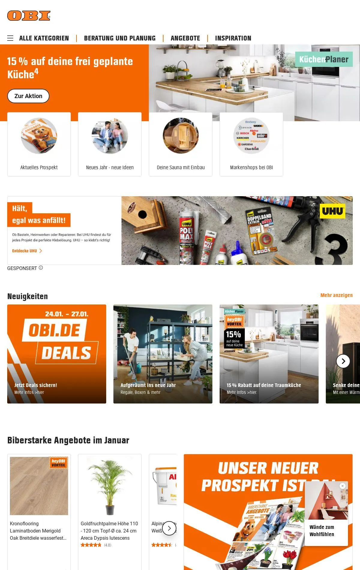 OBI Aktueller Prospekt - 1