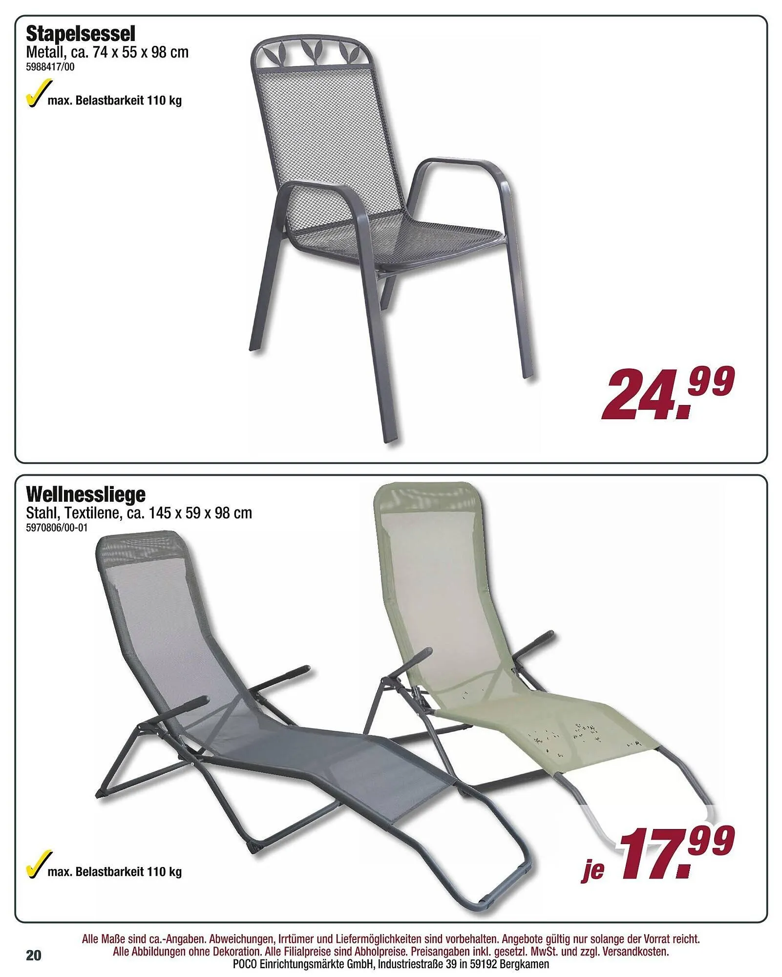 Poco Prospekt von 19. Juli bis 25. Juli 2025 - Prospekt seite 20