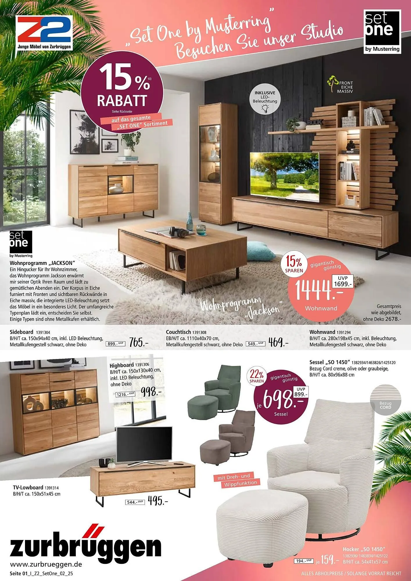 Zurbrüggen Prospekt von 20. Dezember bis 7. Februar 2026 - Prospekt seite 1