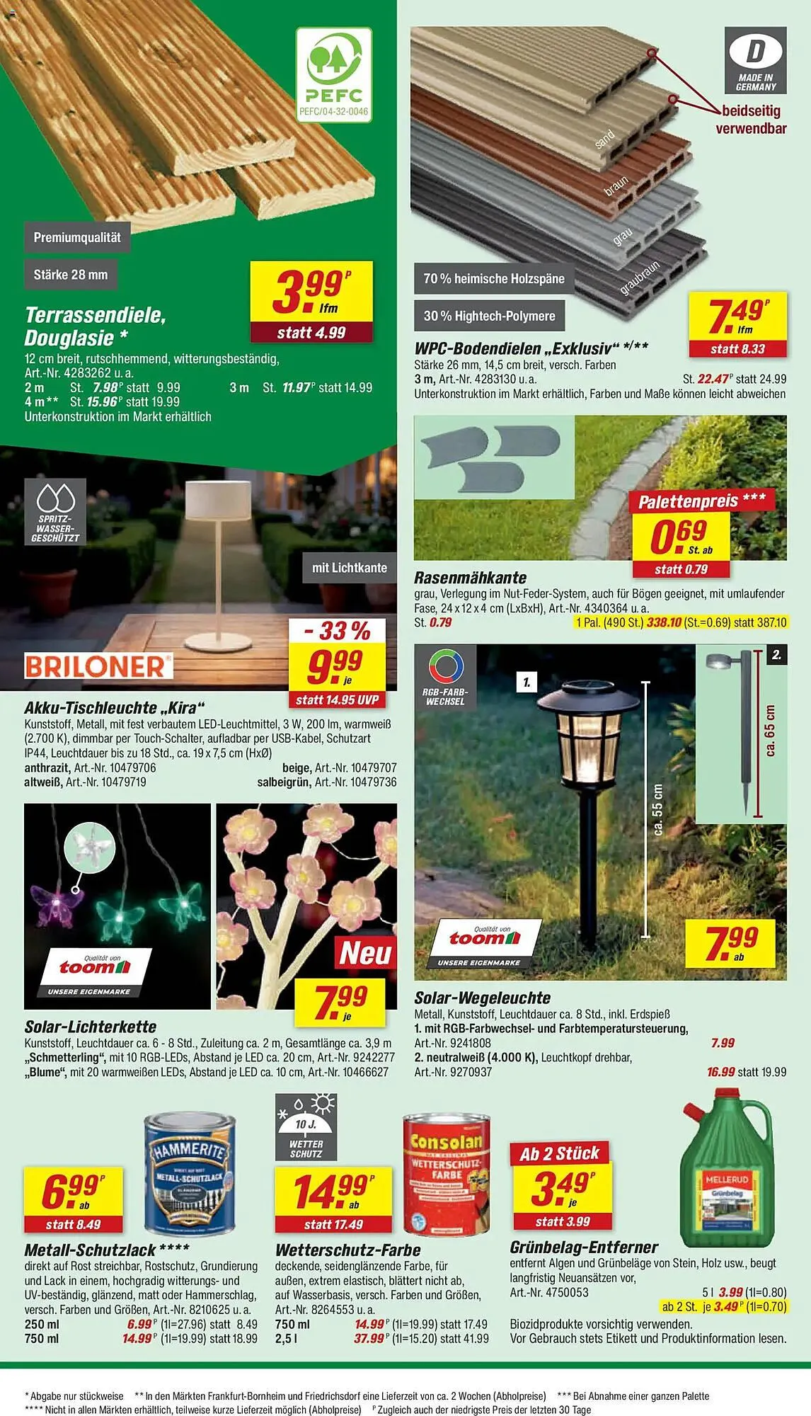 Toom Baumarkt Prospekt von 11. April bis 17. April 2026 - Prospekt seite 8