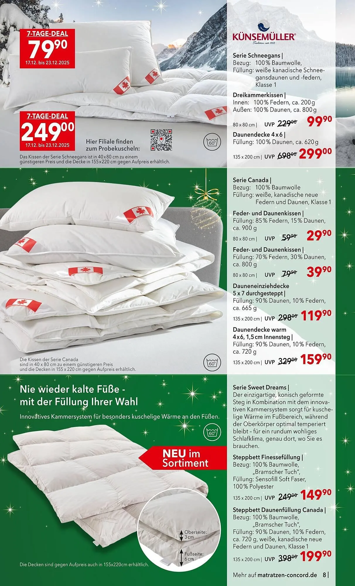 Matratzen Concord Prospekt von 26. November bis 26. Dezember 2025 - Prospekt seite 8