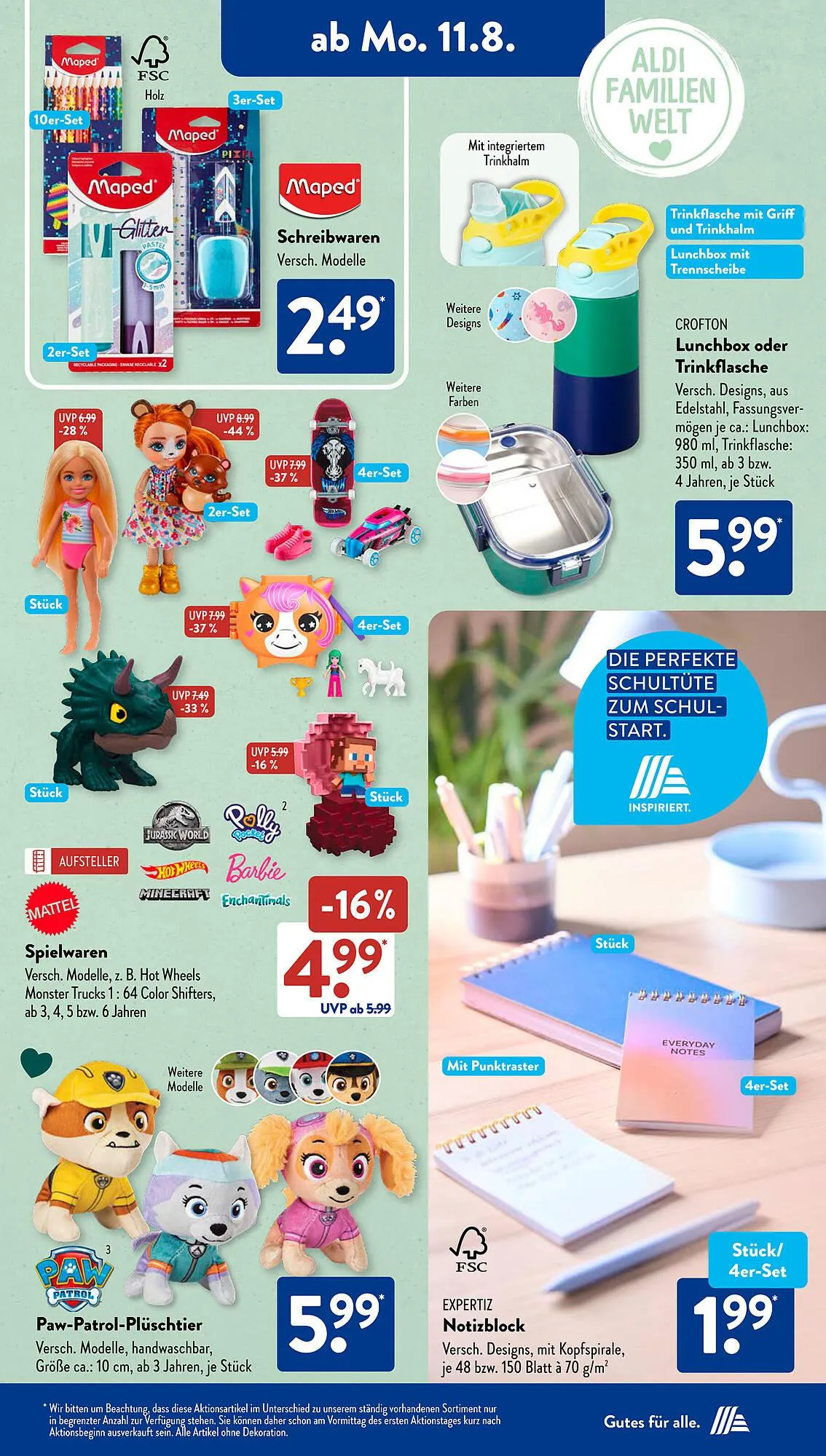 Aldi Süd Prospekt von 11. August bis 16. August 2025 - Prospekt seite 12