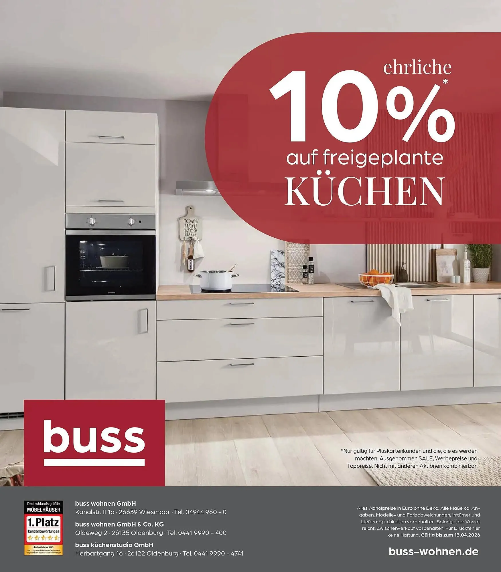 Möbel Buss Prospekt von 8. April bis 13. April 2026 - Prospekt seite 32