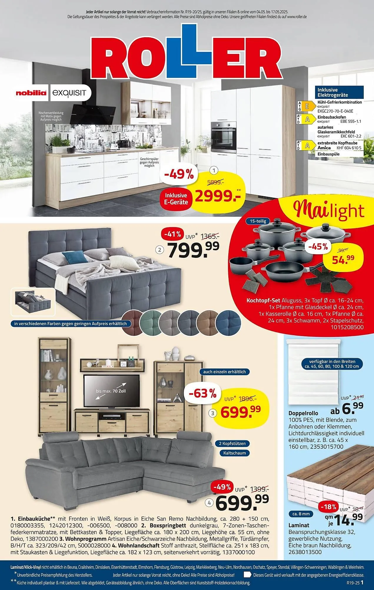 ROLLER Prospekt von 4. Mai bis 17. Mai 2025 - Prospekt seite 3