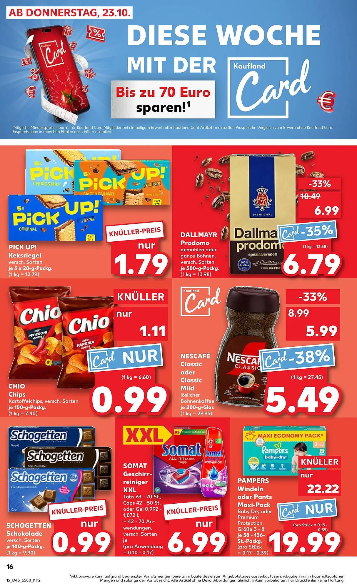 Kaufland Prospekt von 26. Oktober bis 29. Oktober 2025 - Prospekt seite 16