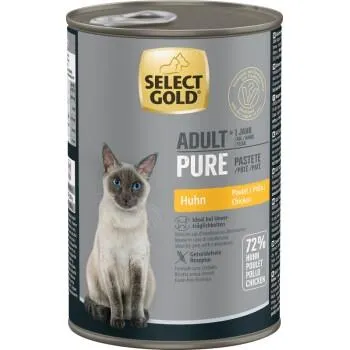 SELECT GOLD Pure Adult Paté Huhn 6x400 g