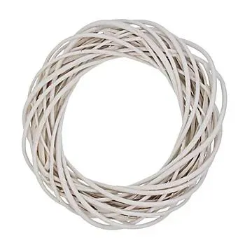 Weidenkranz, weiß, 50 cm Ø