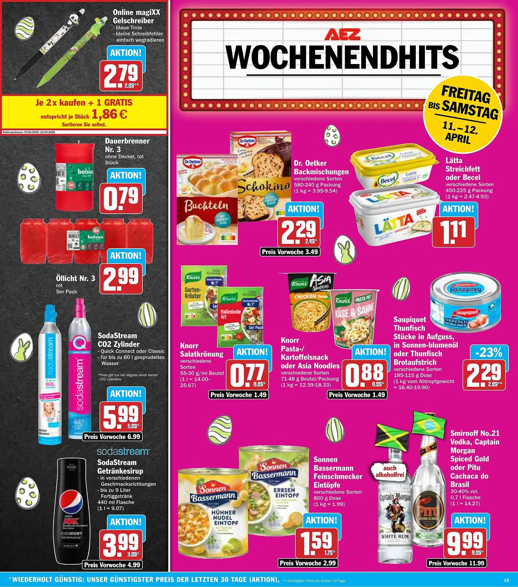 AEZ Prospekt von 7. April bis 12. April 2025 - Prospekt seite 15