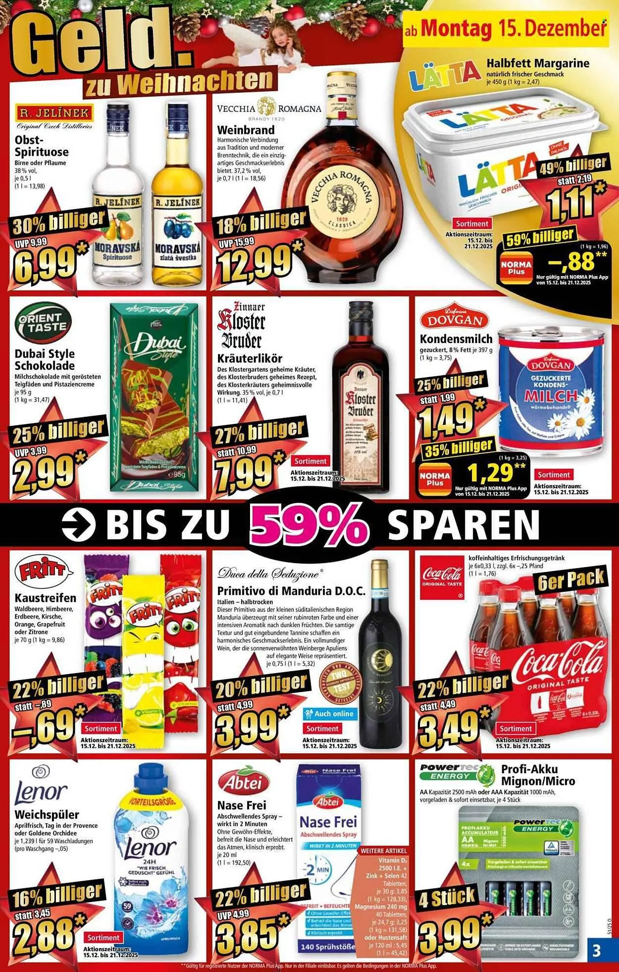 Norma Prospekt von 15. Dezember bis 21. Dezember 2025 - Prospekt seite 3
