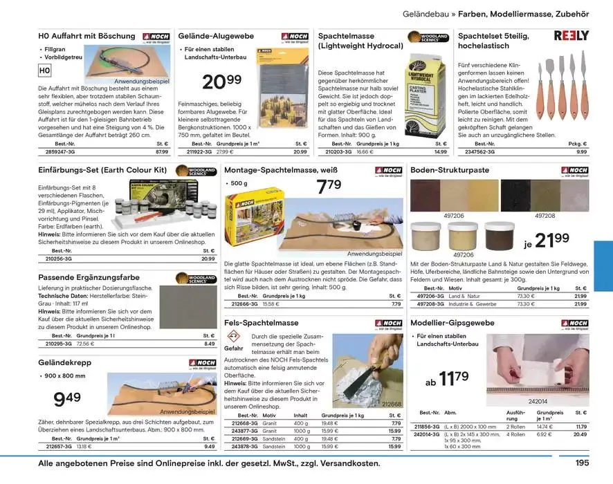 Modellbahn Katalog von 29. Oktober bis 31. Dezember 2025 - Prospekt seite 197