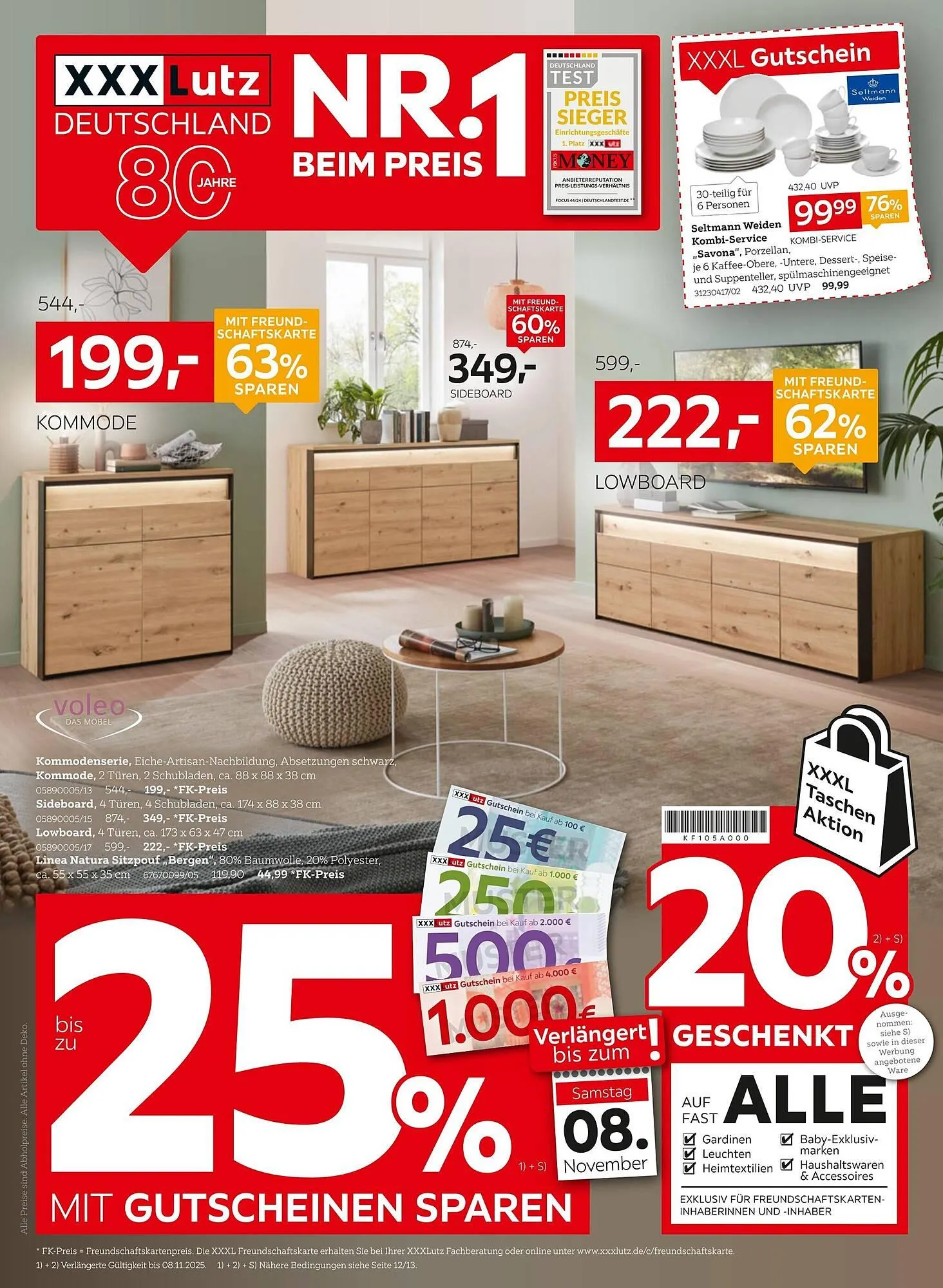 XXXLutz Prospekt von 3. November bis 16. November 2025 - Prospekt seite 1