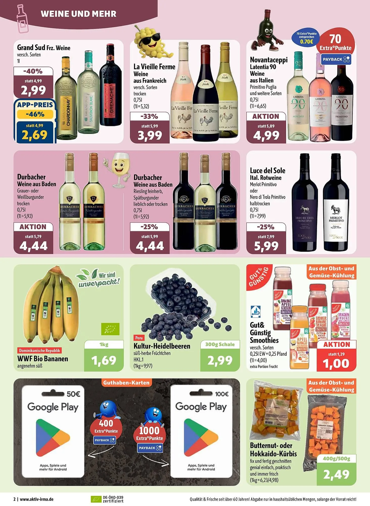 Aktiv Irma Prospekt von 6. Oktober bis 11. Oktober 2025 - Prospekt seite 2