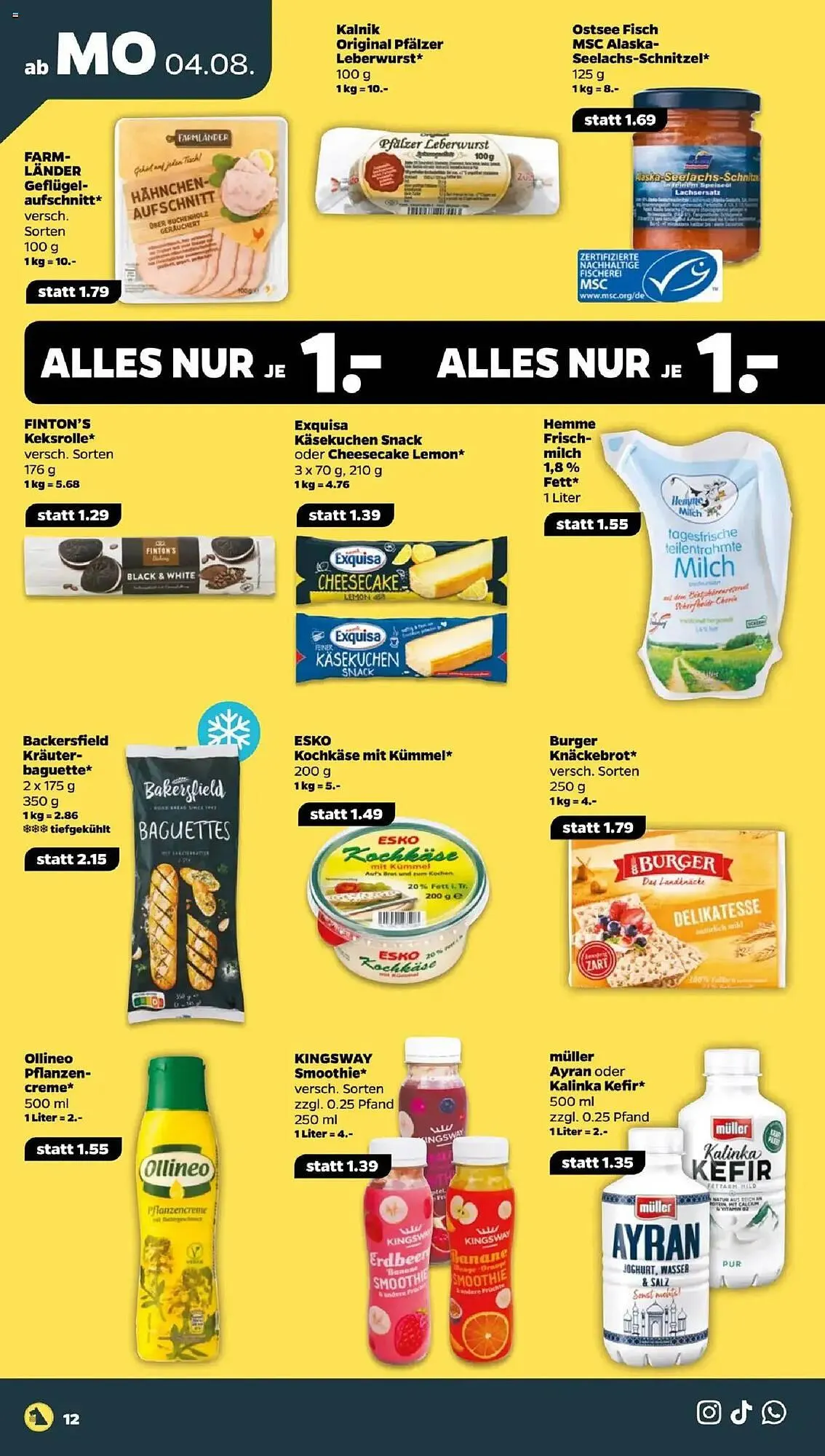 NETTO Prospekt von 4. August bis 9. August 2025 - Prospekt seite 12
