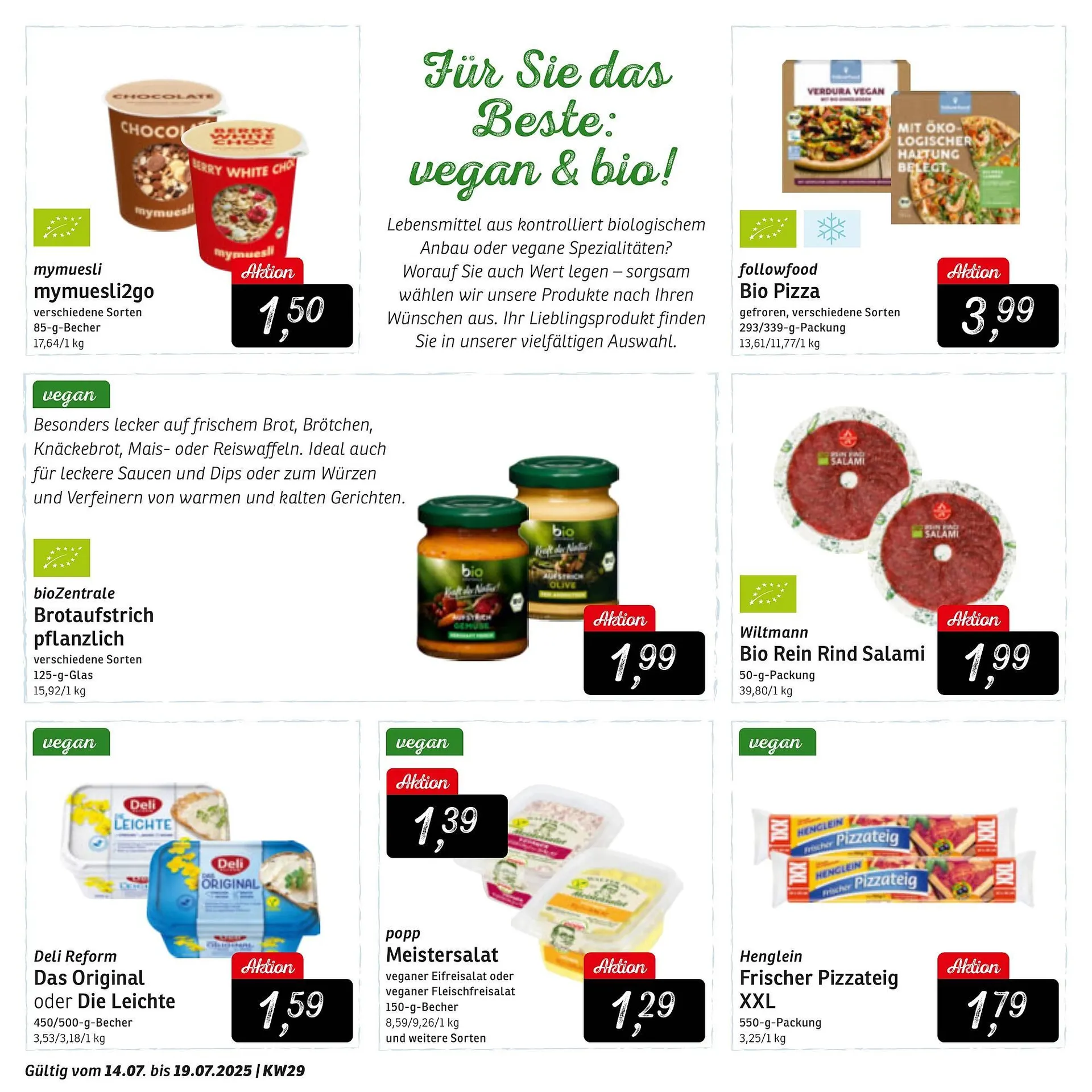 KONSUM Prospekt von 14. Juli bis 19. Juli 2025 - Prospekt seite 6