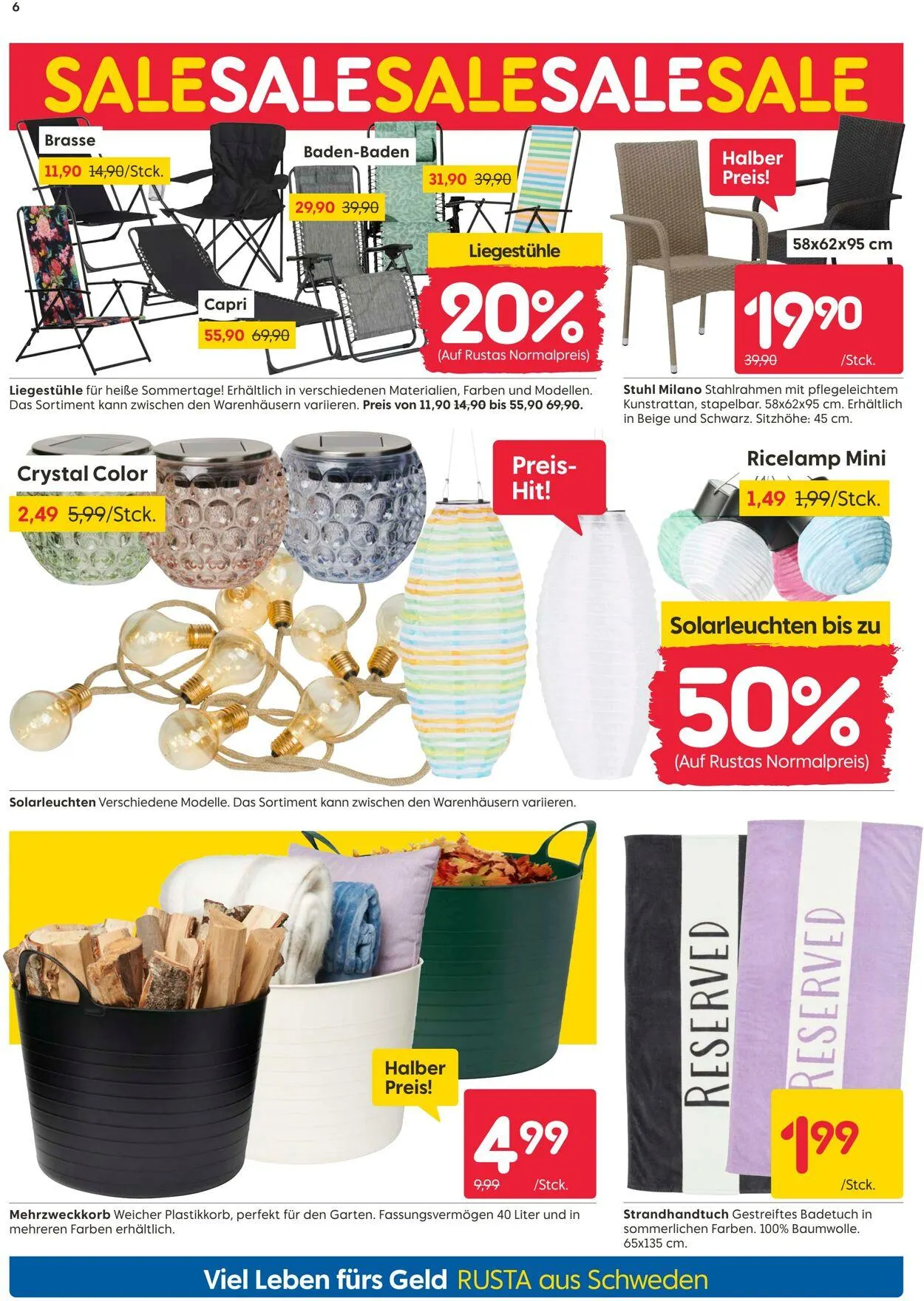 Rusta von 5. August bis 19. August 2025 - Prospekt seite 6