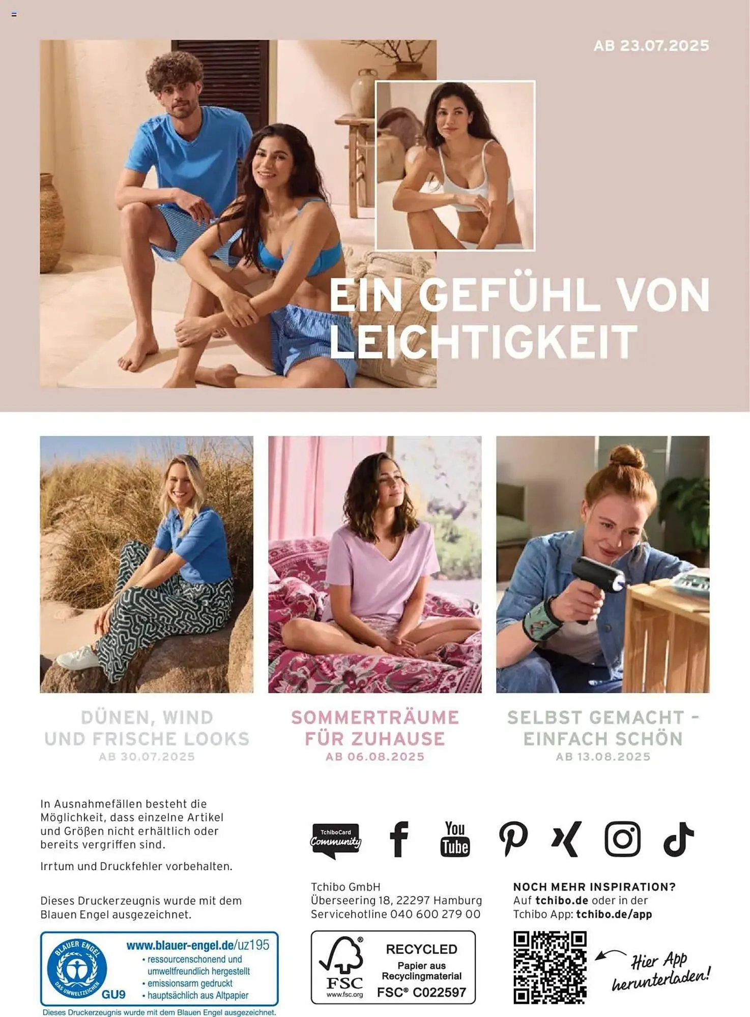 Tchibo Prospekt von 16. Juli bis 5. August 2025 - Prospekt seite 32