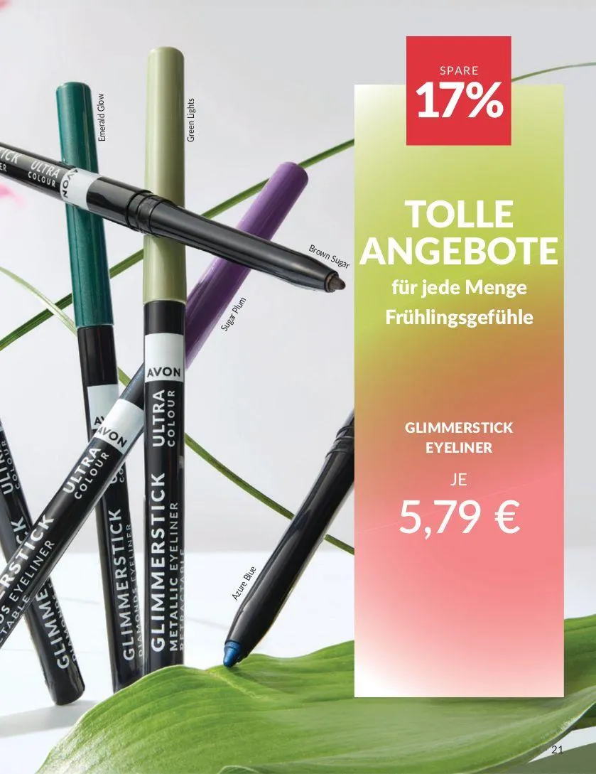 Avon Aktueller Prospekt von 7. Mai bis 21. Mai 2025 - Prospekt seite 21