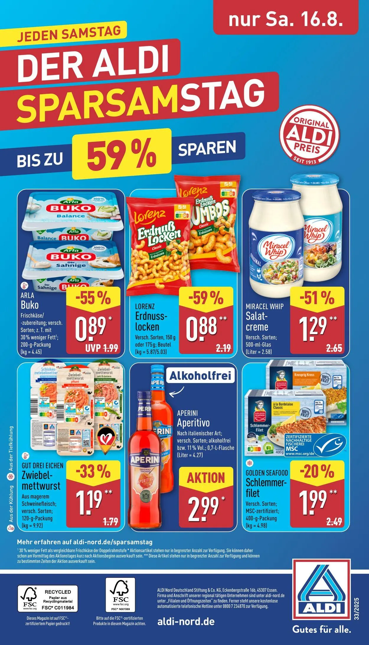 Aldi-Nord von 11. August bis 16. August 2025 - Prospekt seite 36