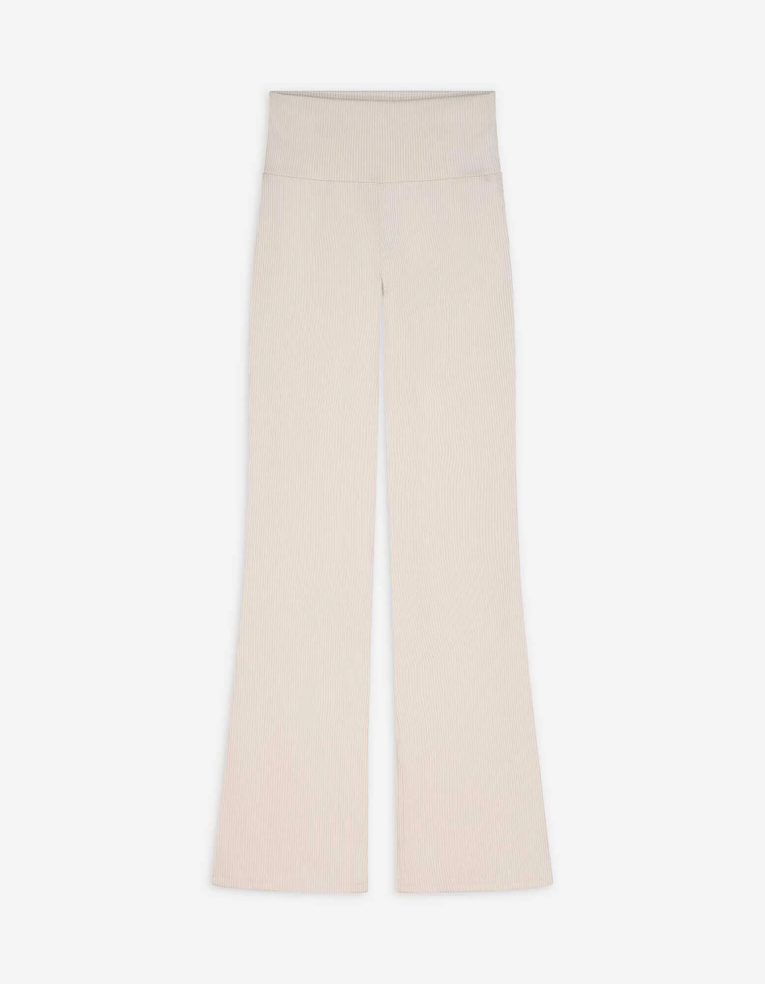 Leggings - Feinripp - beige