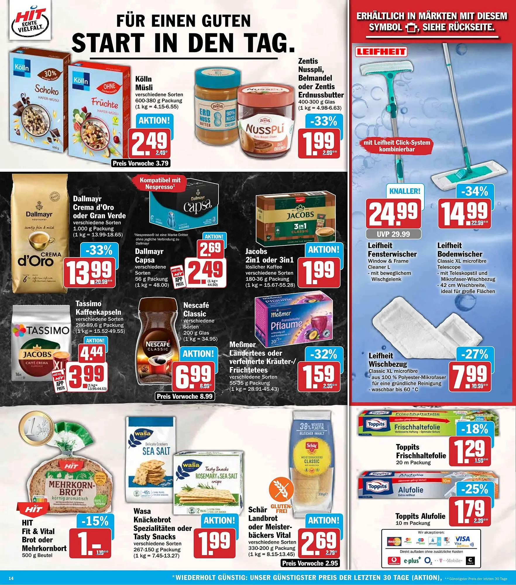 HIT Prospekt von 9. März bis 14. März 2026 - Prospekt seite 14