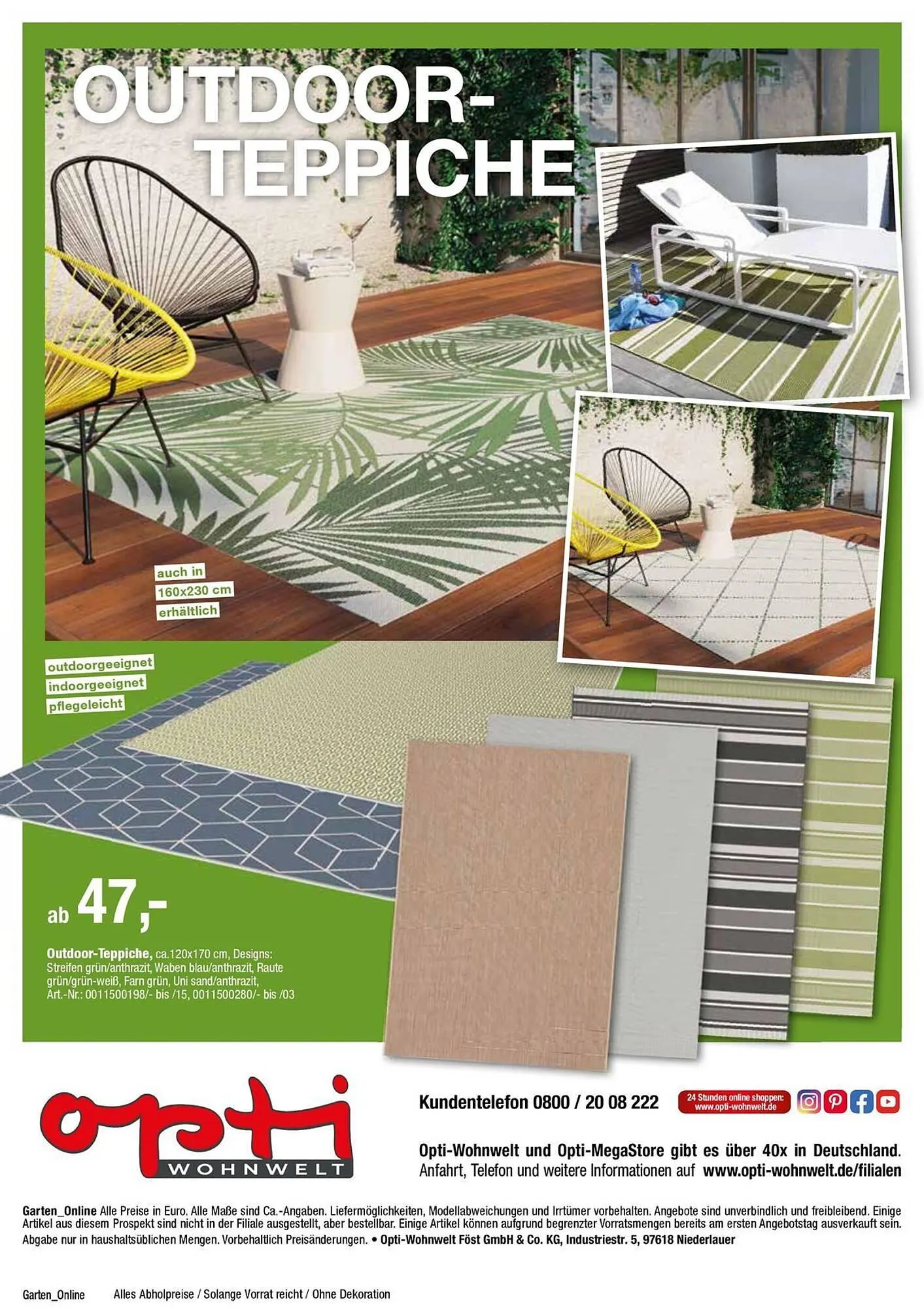 Opti Wohnwelt Prospekt von 1. Mai bis 30. Juni 2025 - Prospekt seite 22