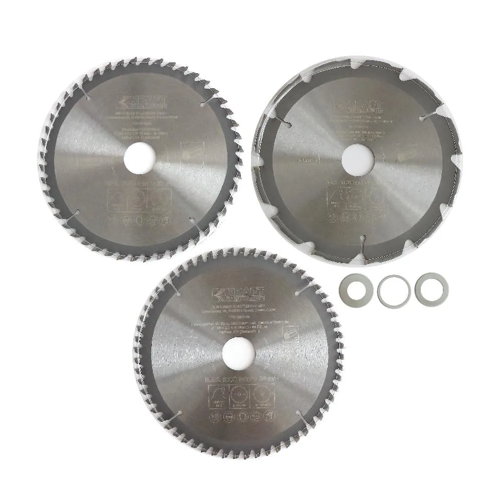 HW-Sägeblattset 3tlg. Ø190 mm