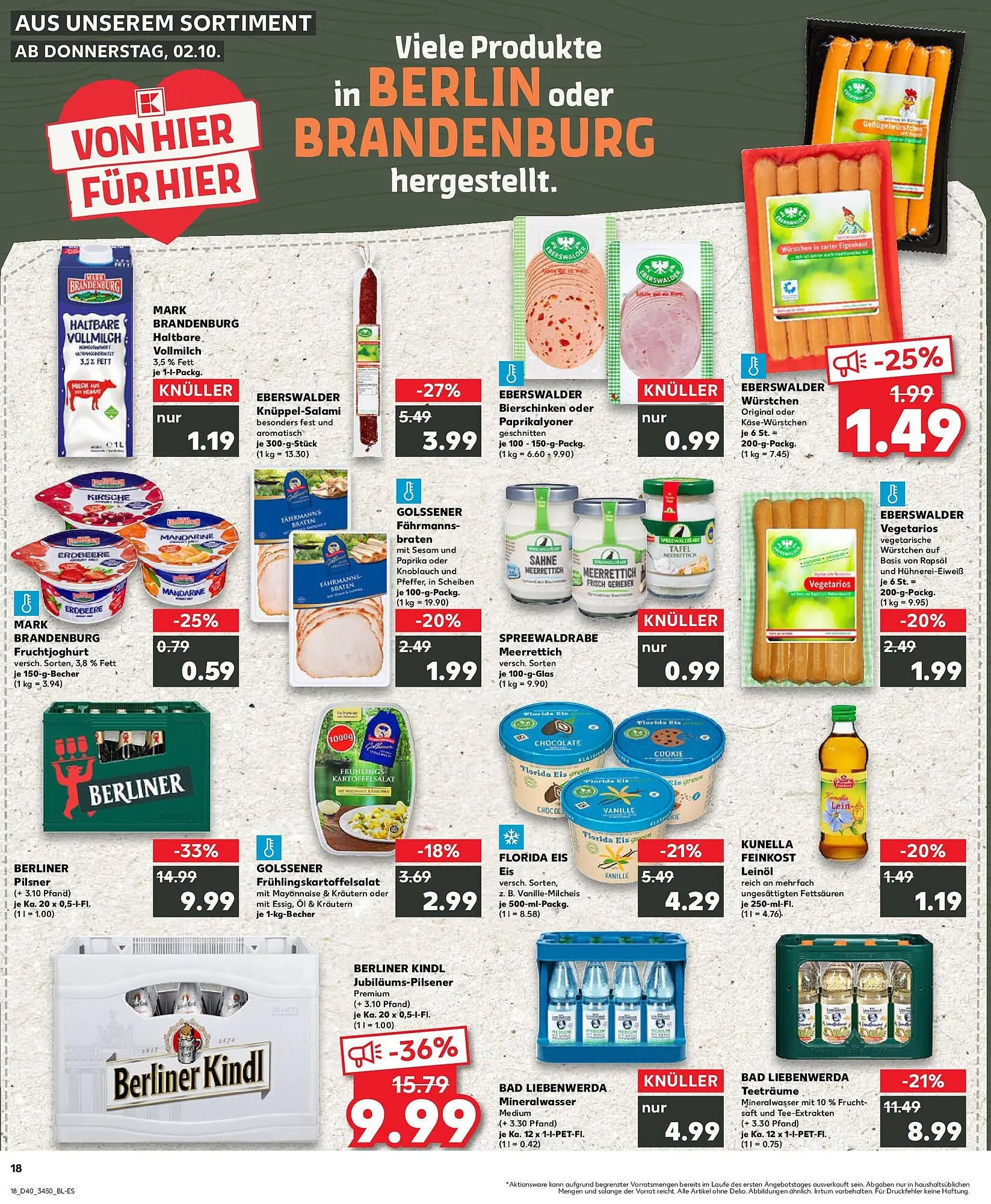 Kaufland Prospekt von 5. Oktober bis 8. Oktober 2025 - Prospekt seite 18