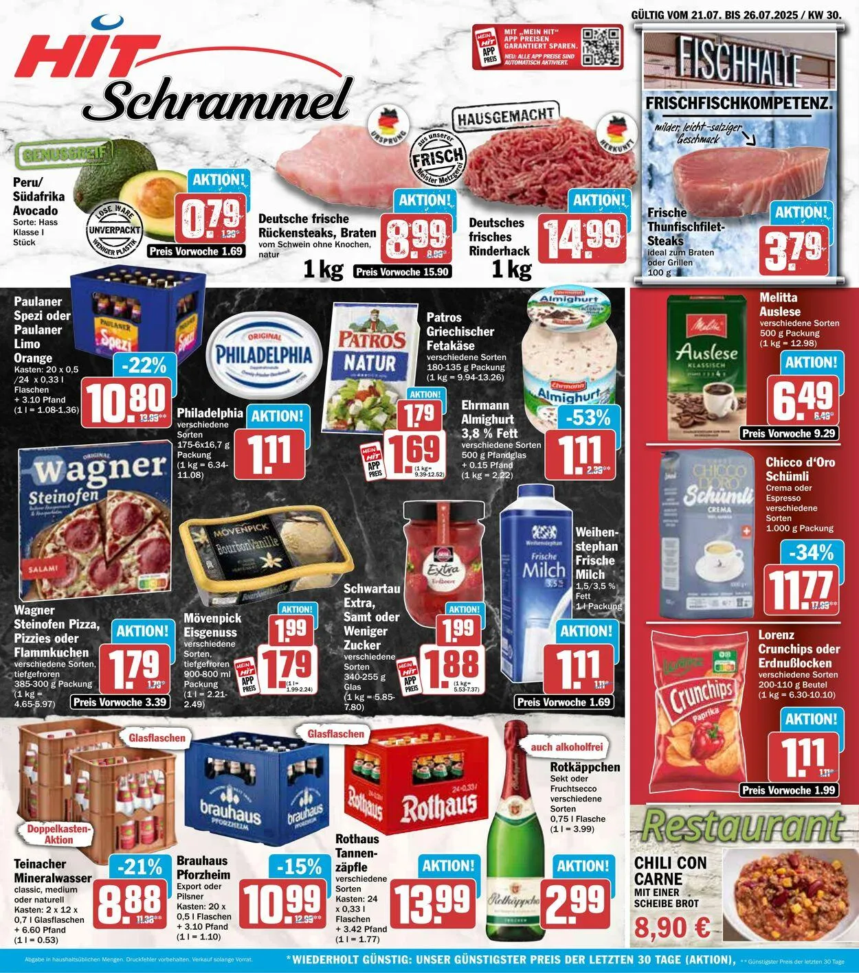 Hit - Mühlacker-Enzberg von 21. Juli bis 26. Juli 2025 - Prospekt seite 1