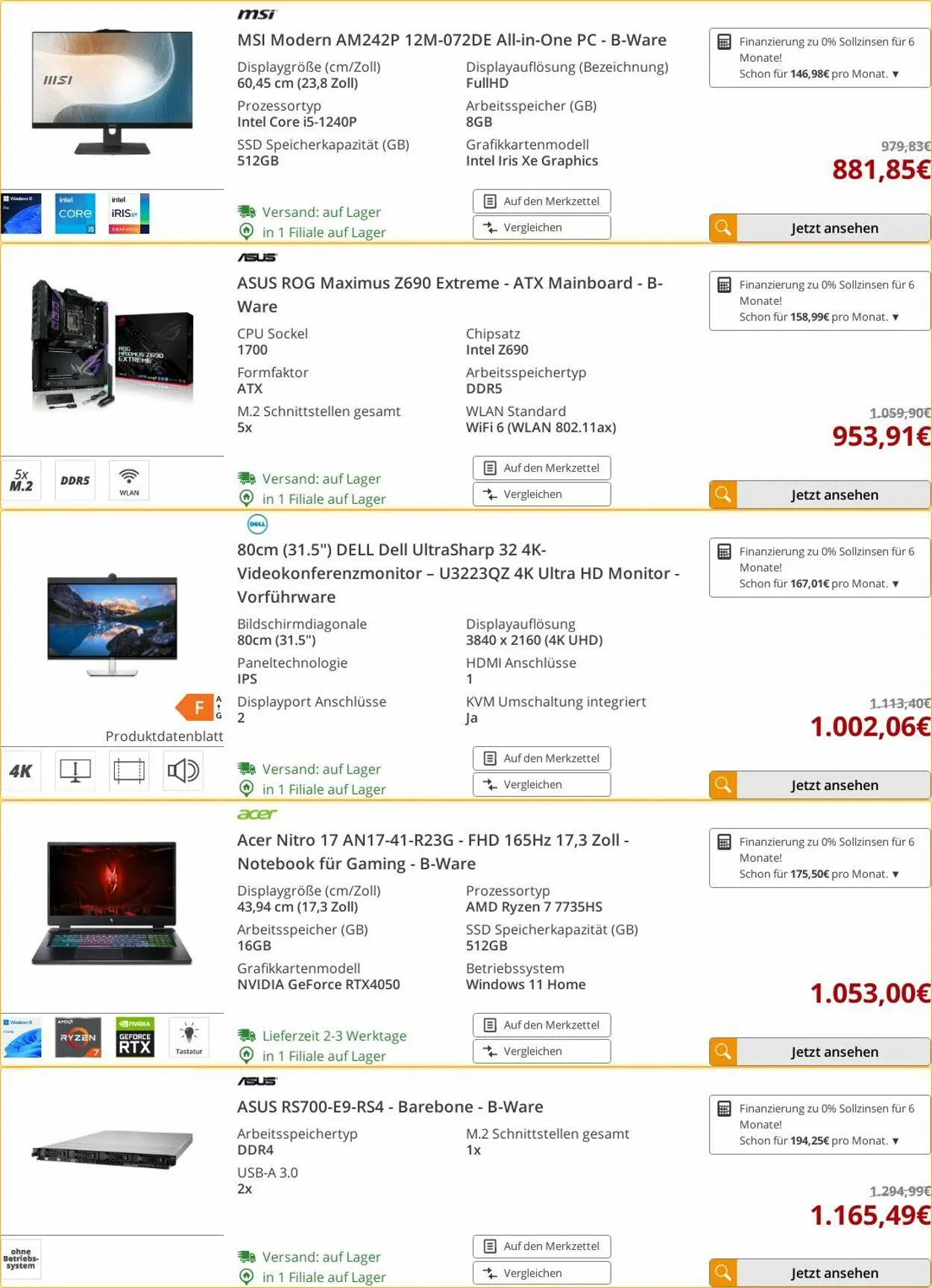 ARLT Computer Aktueller Prospekt von 7. April bis 13. April 2025 - Prospekt seite 31