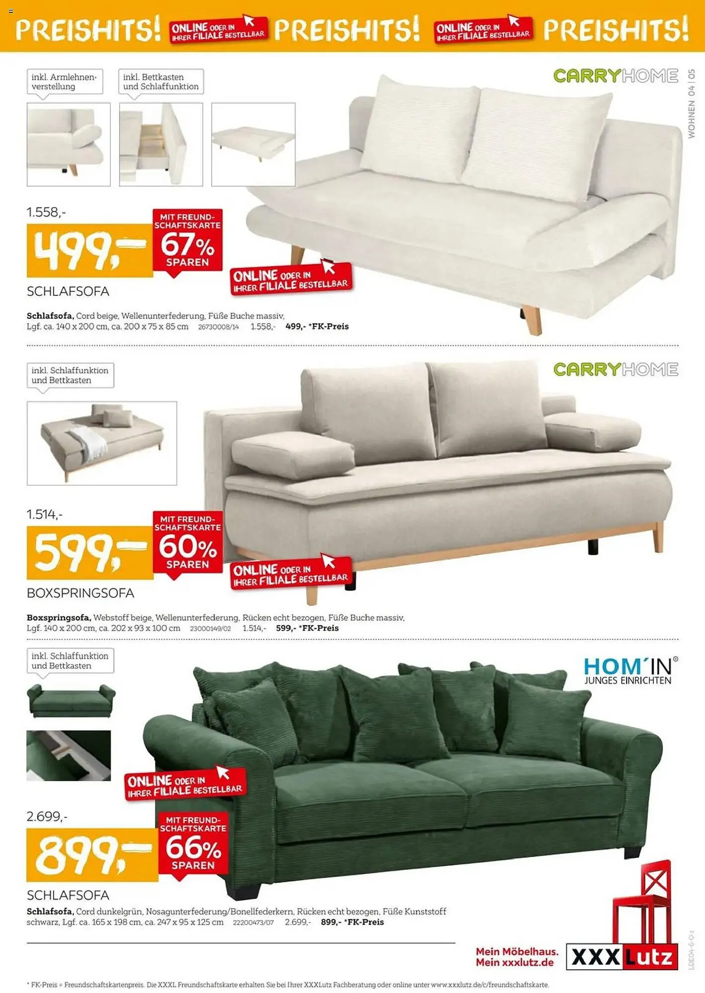 XXXLutz Prospekt von 4. April bis 18. April 2026 - Prospekt seite 5