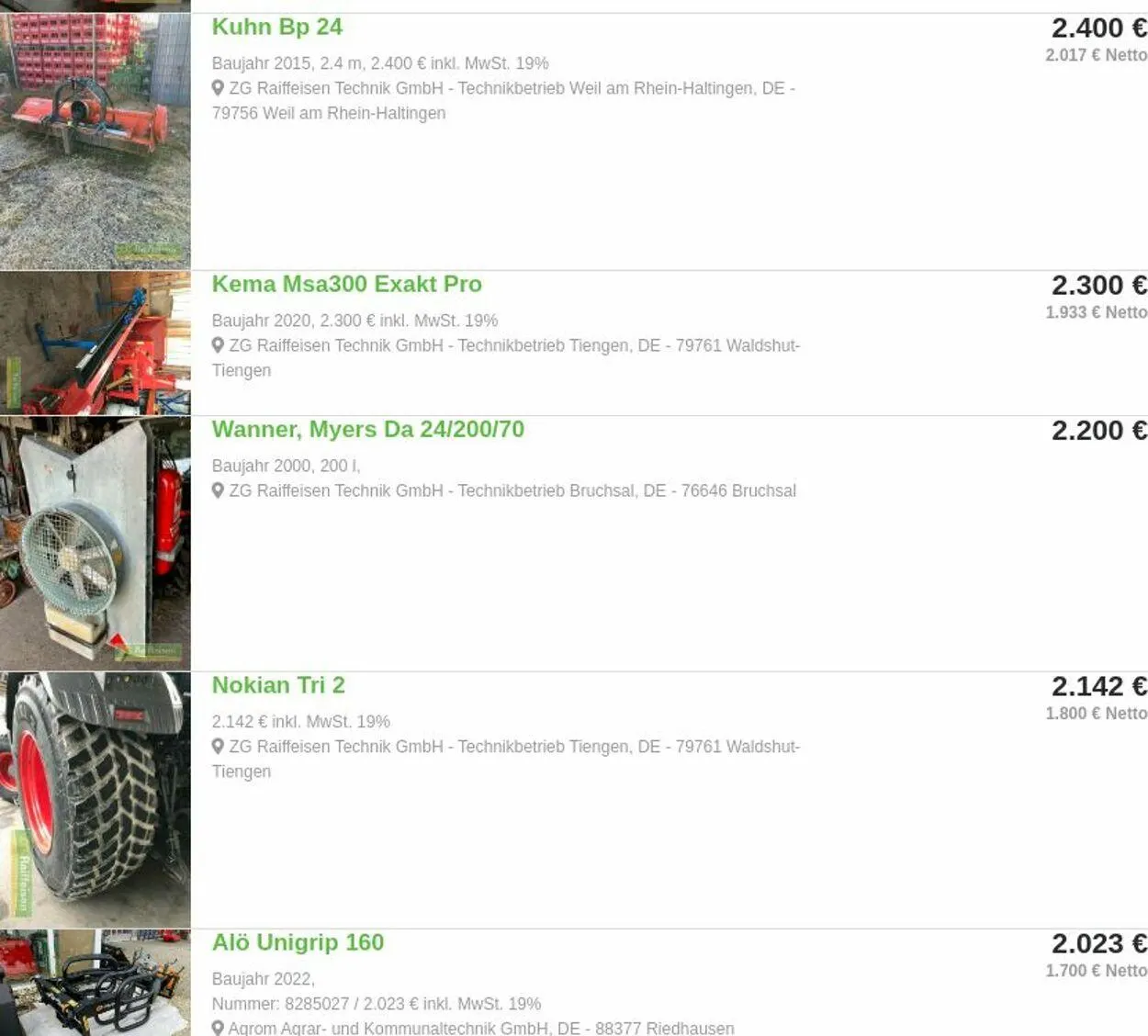 ZG Raiffeisen Aktueller Prospekt von 24. März bis 2. April 2025 - Prospekt seite 38