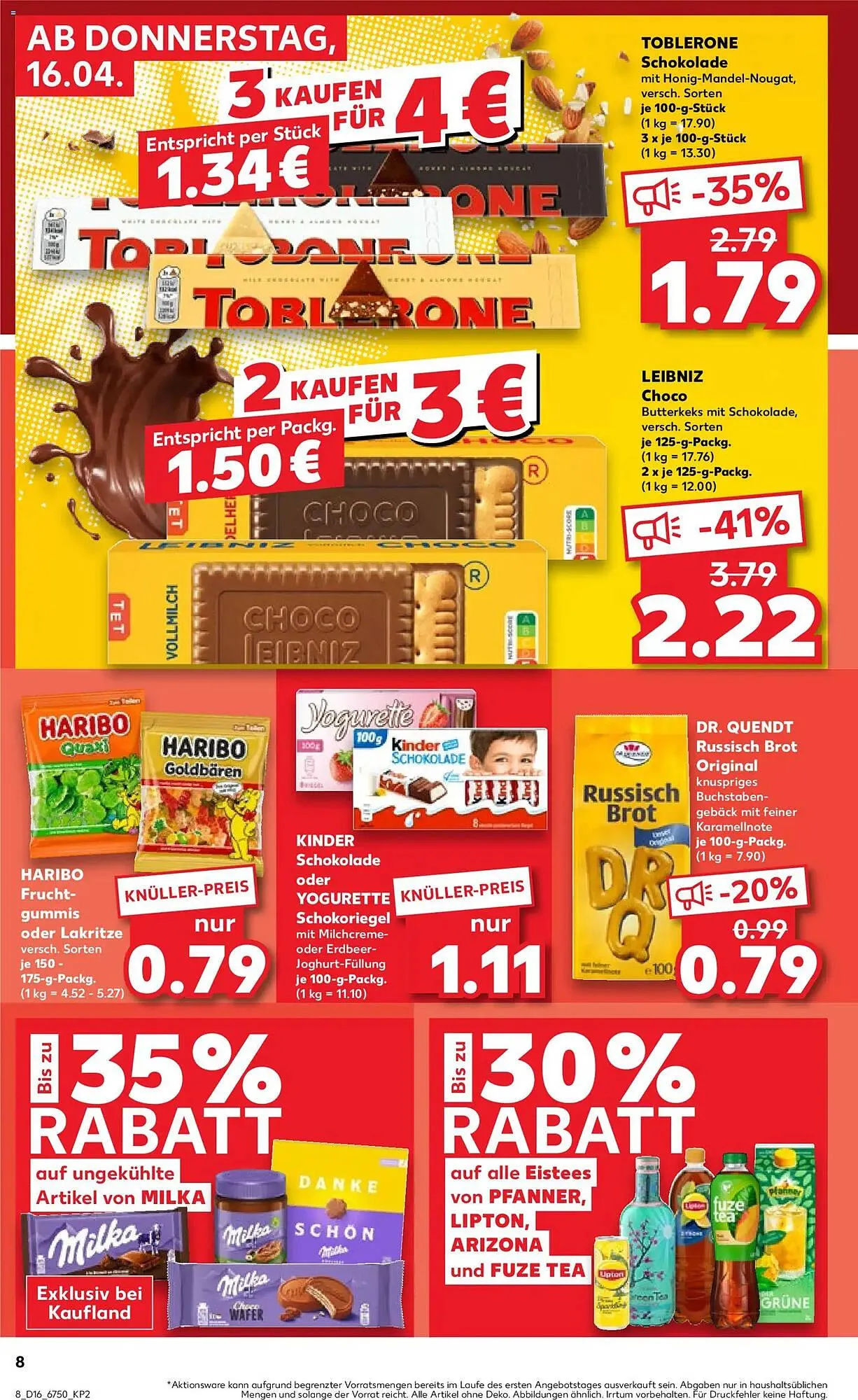 Kaufland Prospekt von 16. April bis 22. April 2026 - Prospekt seite 8