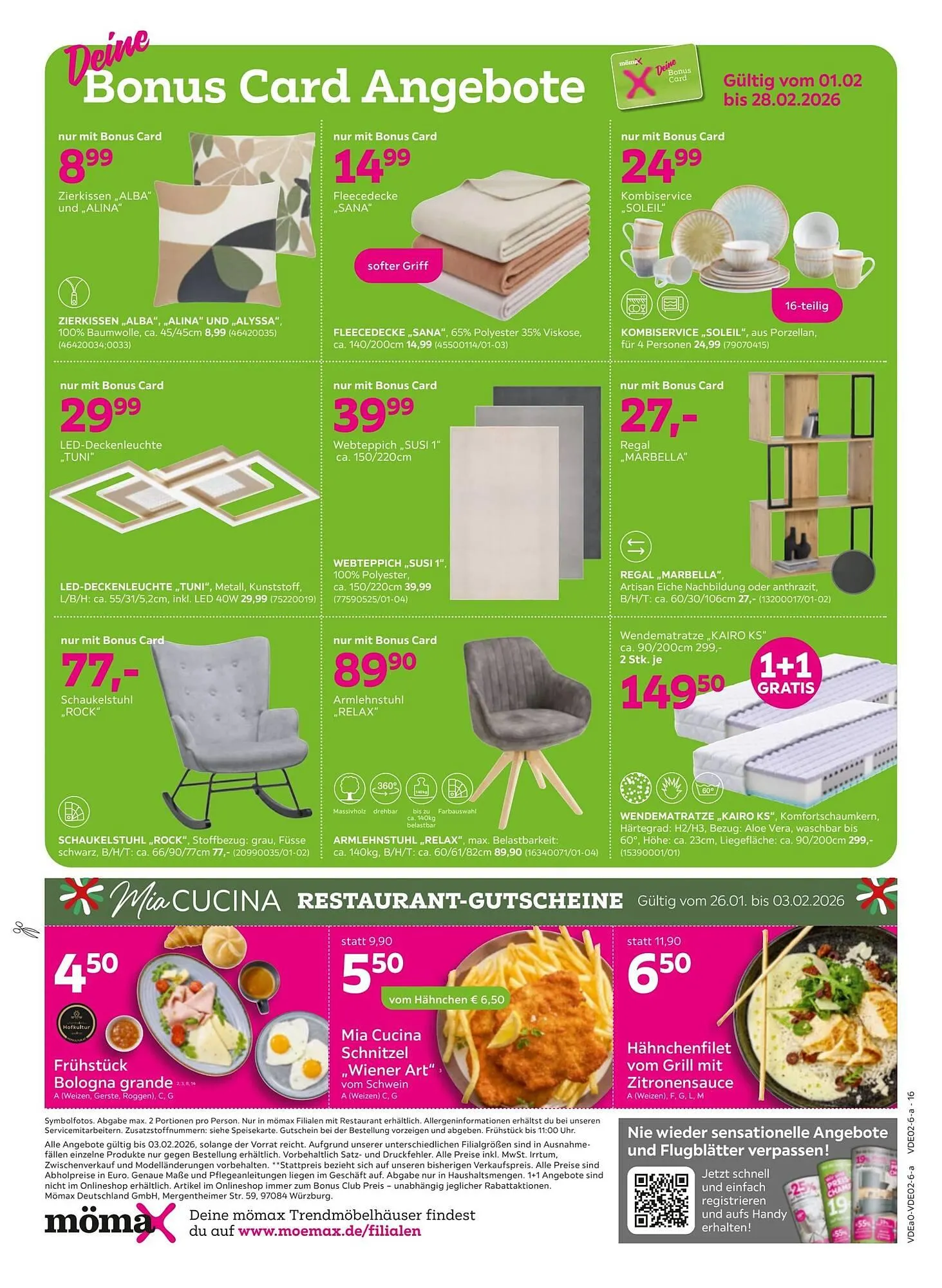 Mömax Prospekt von 26. Januar bis 4. Februar 2026 - Prospekt seite 16