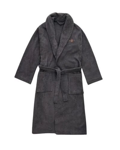 Gant Bademantel Archive Shield Anchor Grey