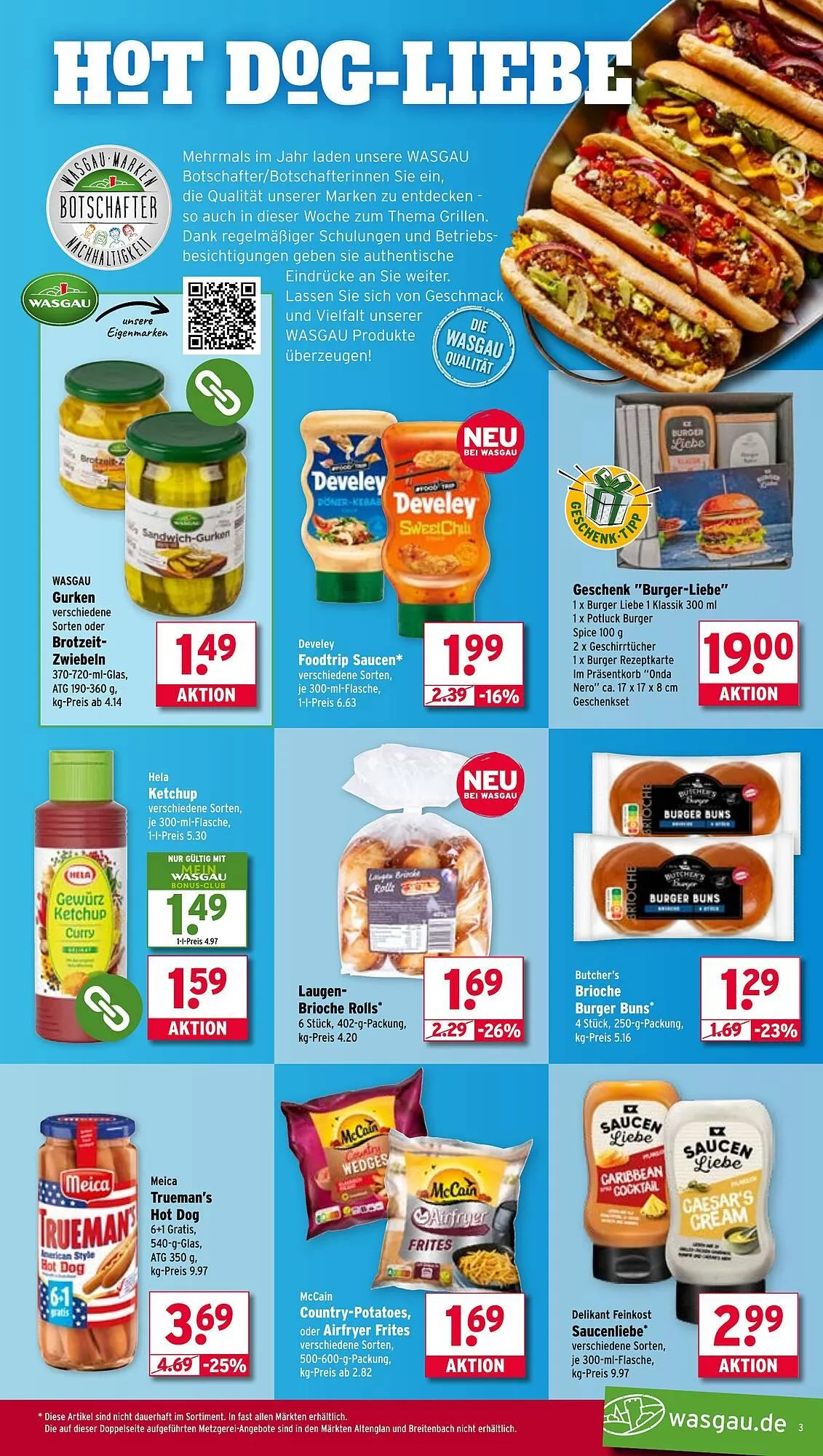Wasgau Prospekt von 30. Juni bis 5. Juli 2025 - Prospekt seite 3