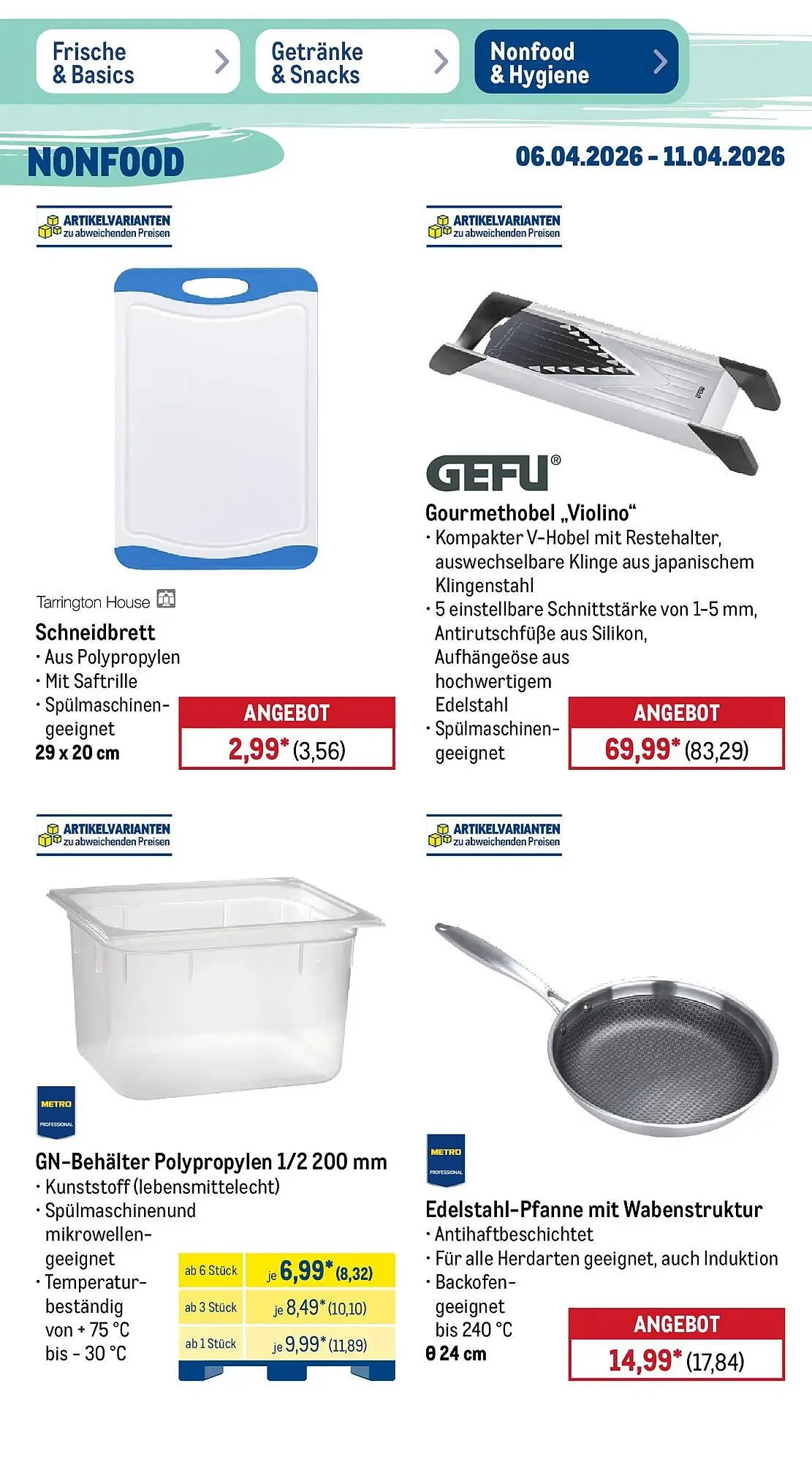 METRO Prospekt von 5. April bis 11. April 2026 - Prospekt seite 47