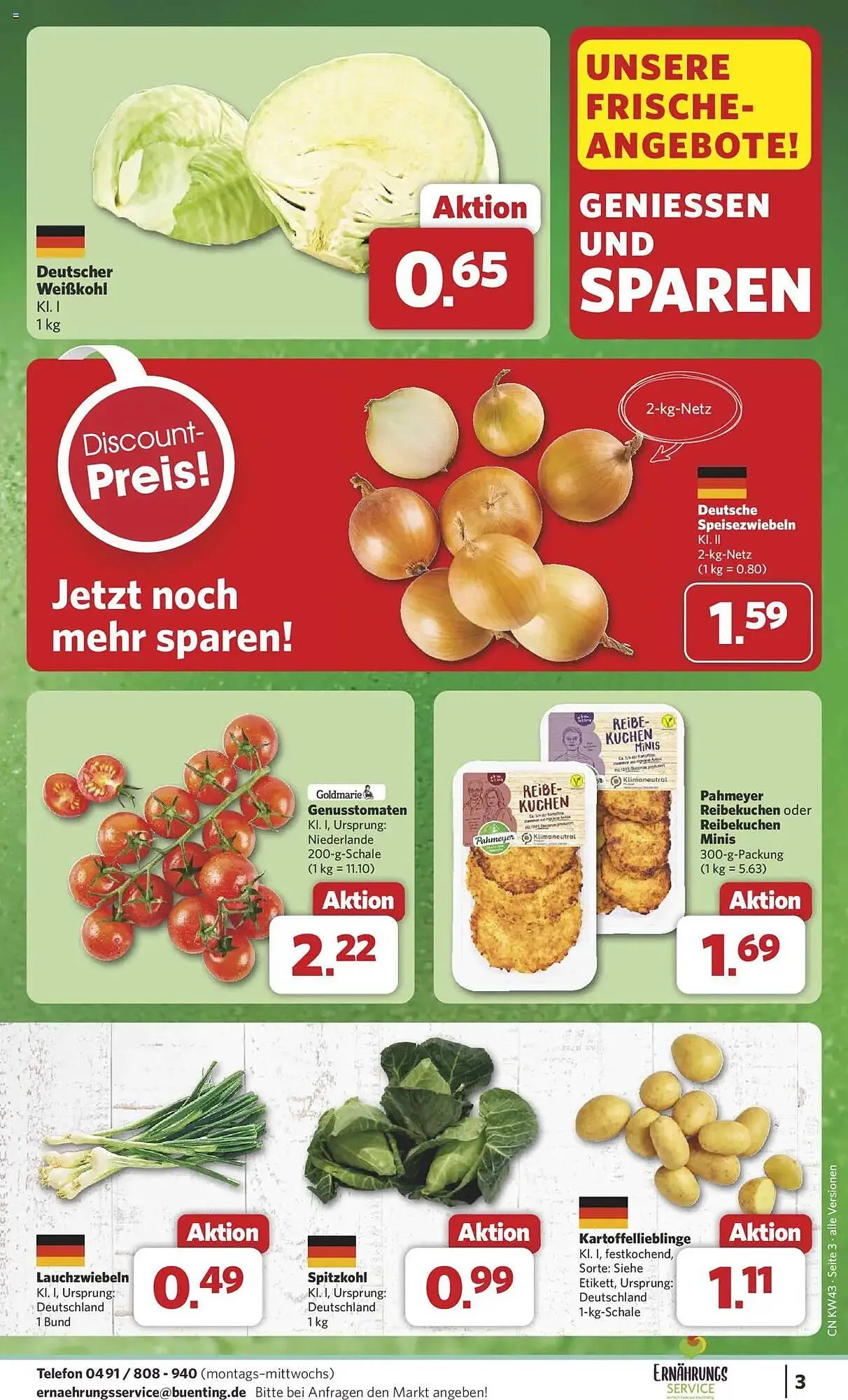 Combi Prospekt von 20. Oktober bis 25. Oktober 2025 - Prospekt seite 3