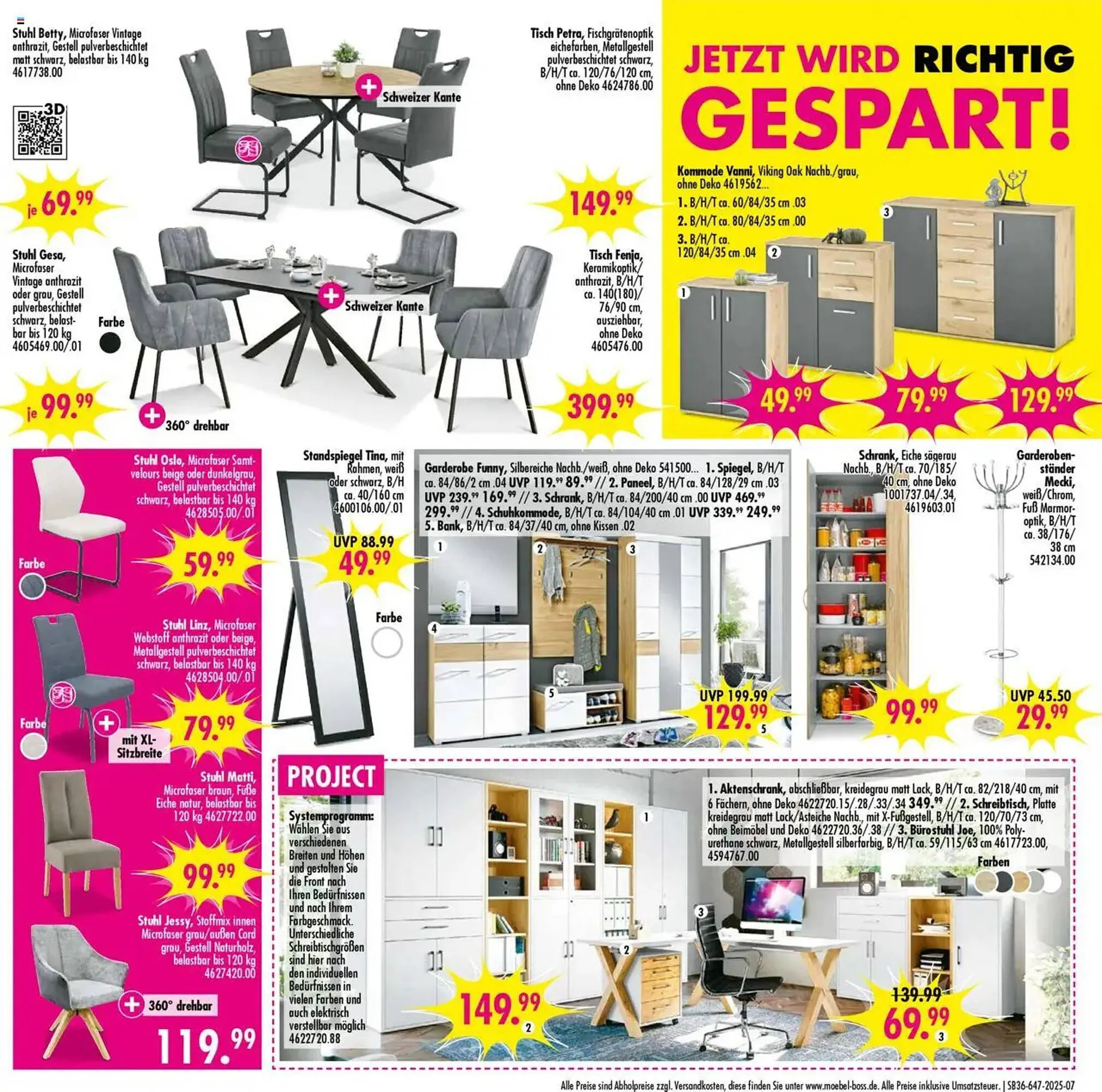 Möbel Boss Prospekt von 30. August bis 5. September 2025 - Prospekt seite 7