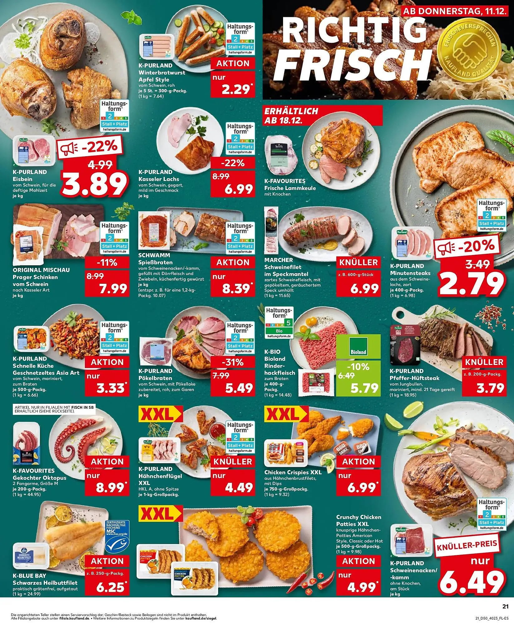 Kaufland Prospekt von 14. Dezember bis 17. Dezember 2025 - Prospekt seite 21