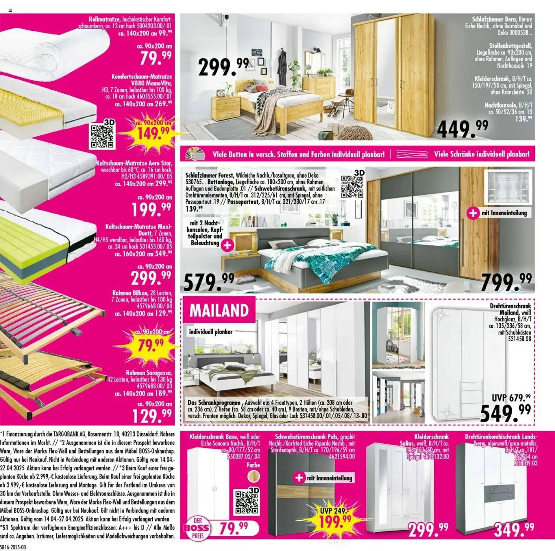 Möbel Boss Prospekt von 14. April bis 27. April 2025 - Prospekt seite 8
