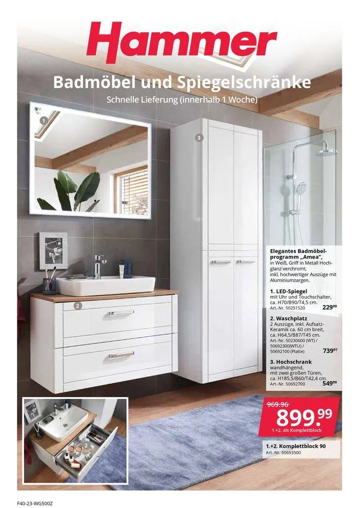 Badmöbel Und Spiegelschränke - 1