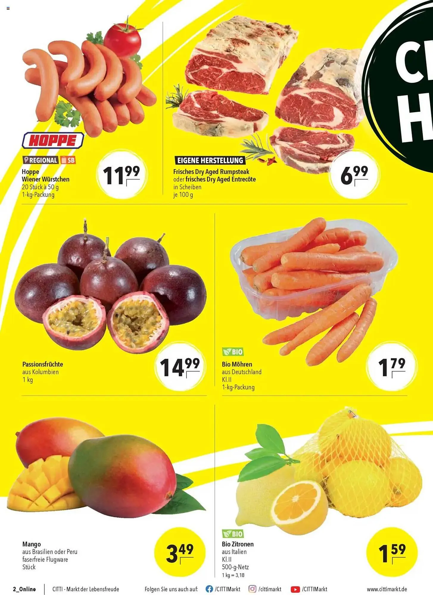 CITTI Markt Prospekt von 7. Mai bis 13. Mai 2025 - Prospekt seite 2