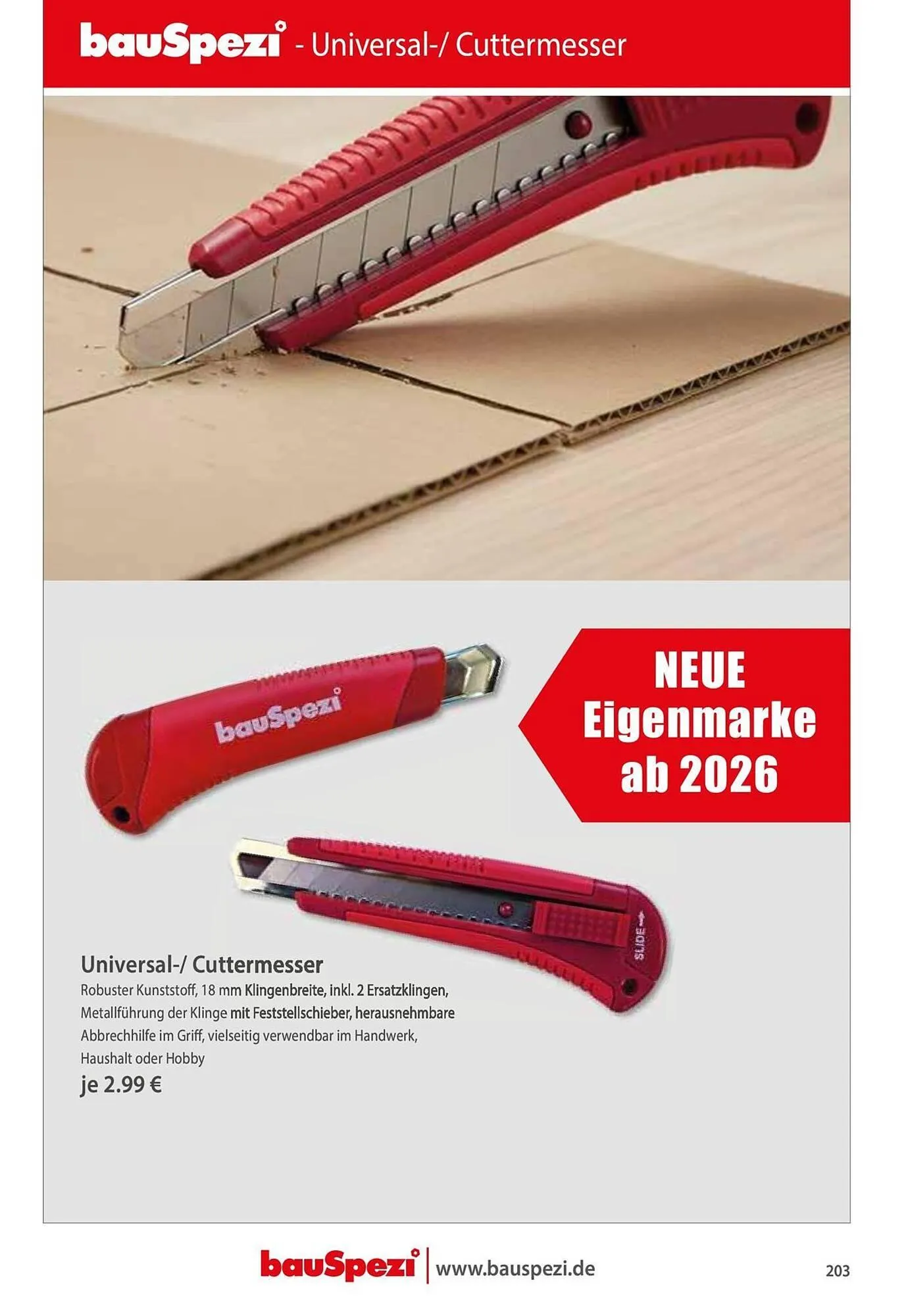 BauSpezi Prospekt von 15. April bis 31. Dezember 2026 - Prospekt seite 205