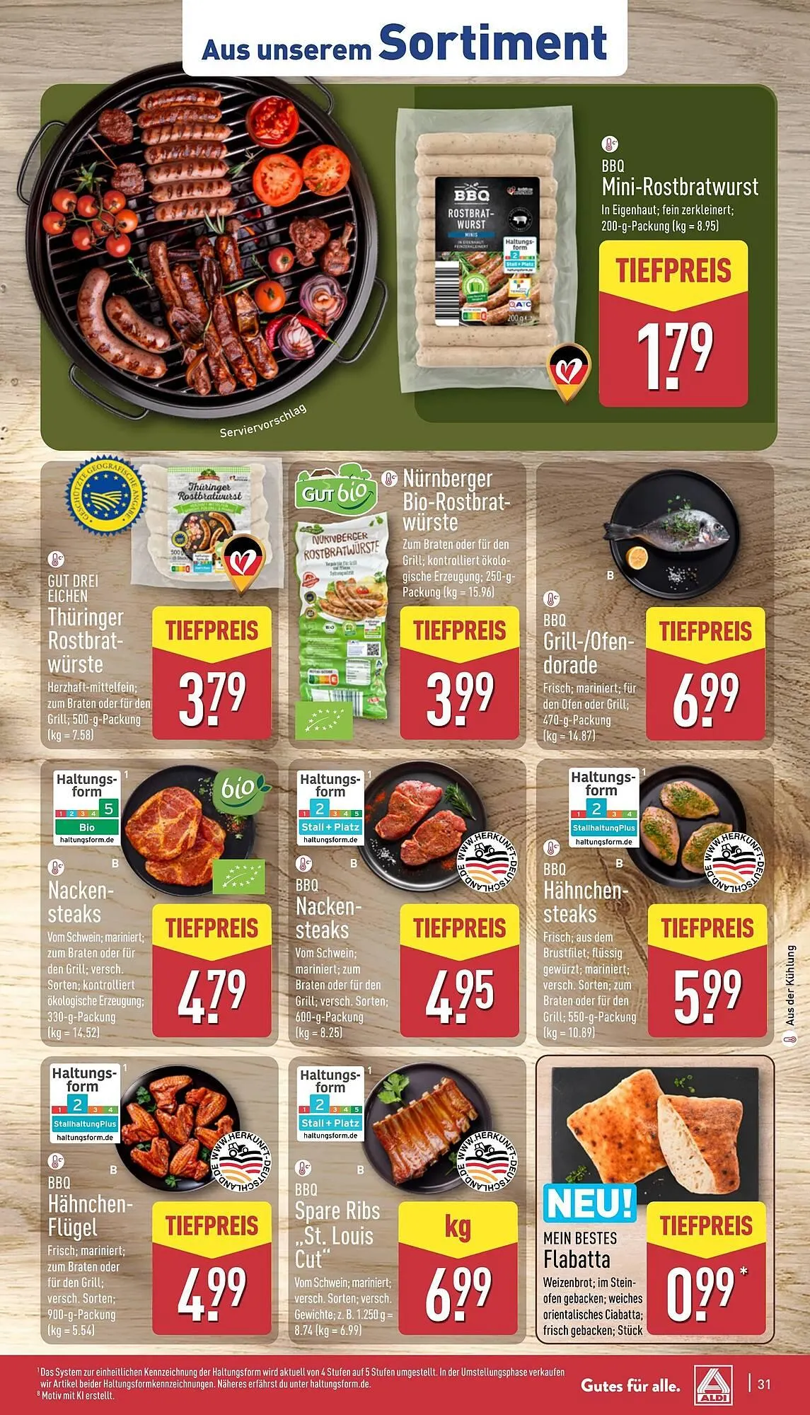 Aldi Nord Prospekt von 5. Mai bis 11. Mai 2025 - Prospekt seite 31