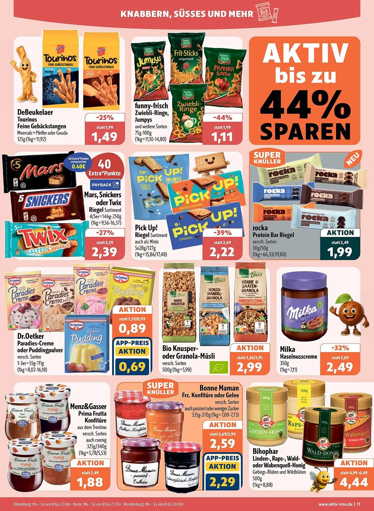 Aktiv Irma Prospekt von 13. April bis 18. April 2026 - Prospekt seite 11