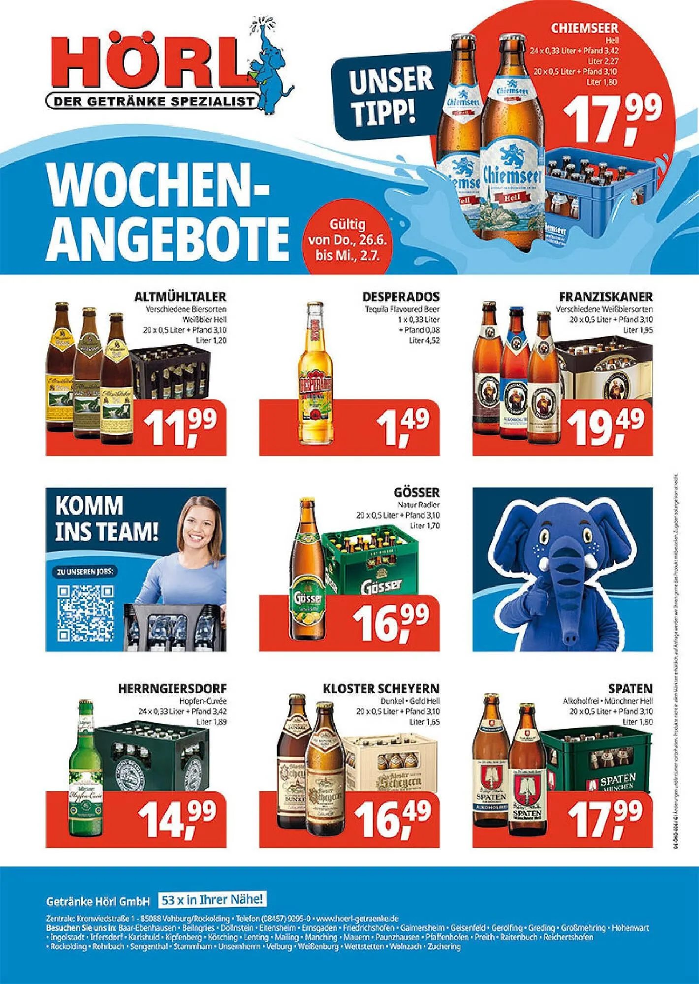 Hörl Getränke Prospekt - 1