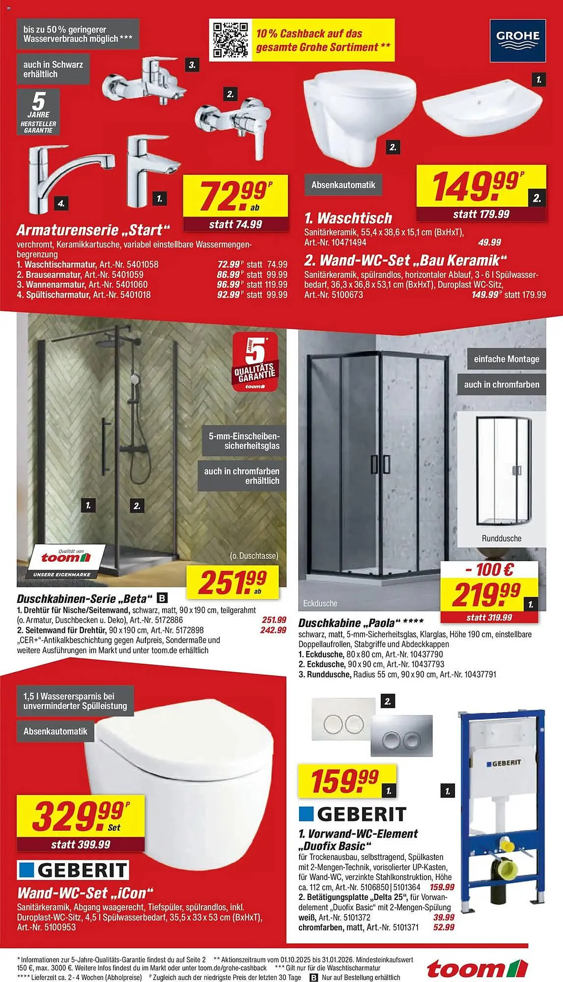 Toom Baumarkt Prospekt von 10. Januar bis 16. Januar 2026 - Prospekt seite 7